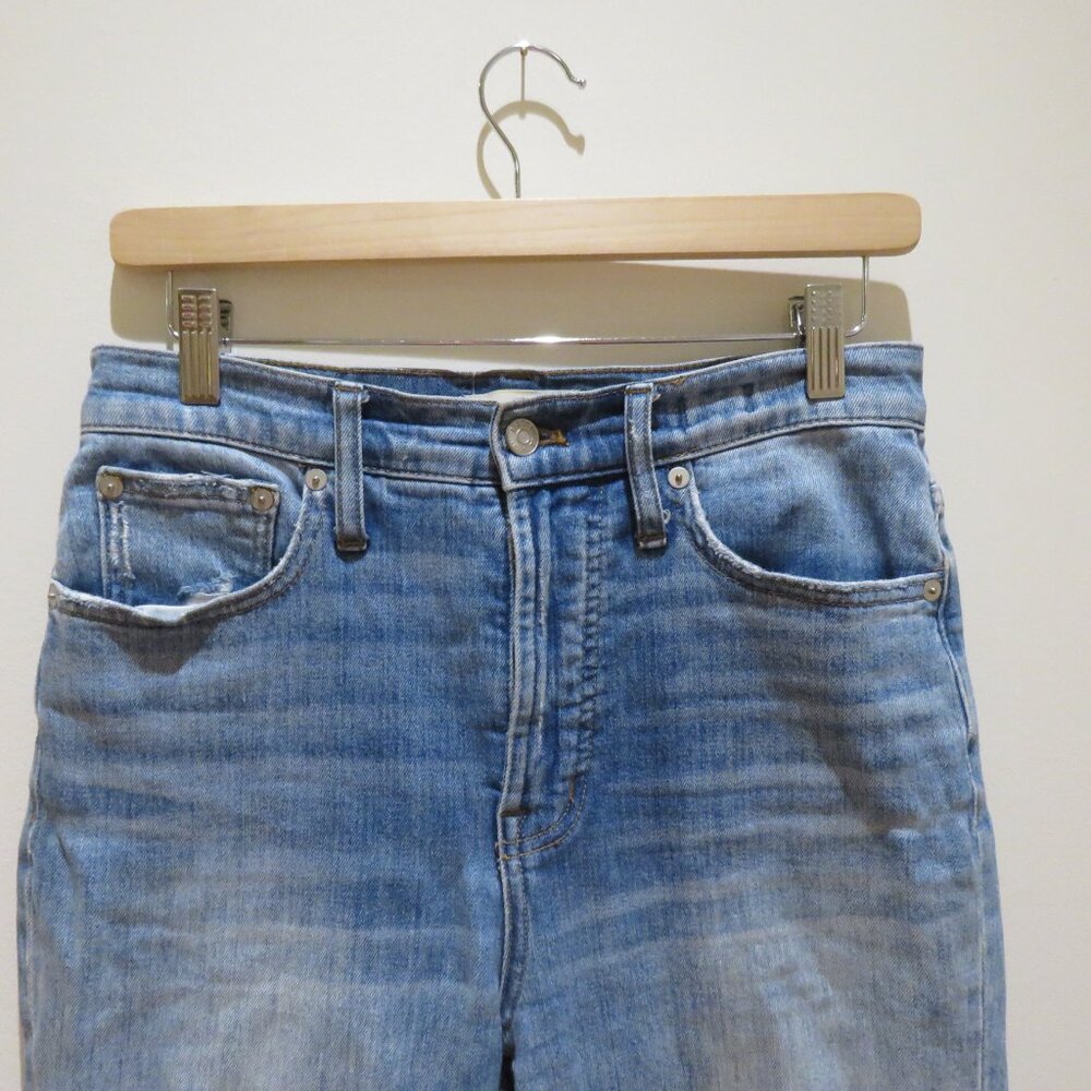 MADEWELL The Perfect Vintage Jean in Parnell Wash Blue Comfort Stretch Edition - Picture 4 of 13